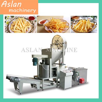 Automatic Snack Food Batch Continuous Frying Machine