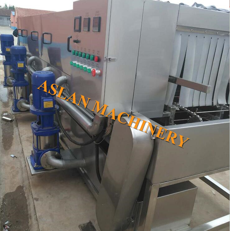 <font color='#FF6633'>plastic crate cleaning machine / plastic cages pallet washing machine</font>